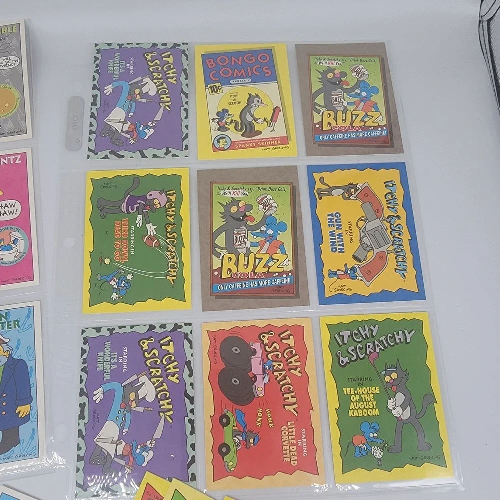 Vtg 90s The Simpsons 1990-93 Skybox 30 Card Lot Bart
